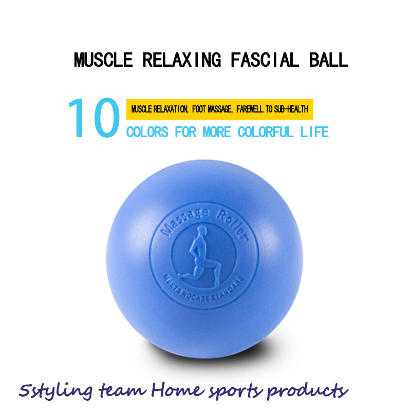 Palla da massaggio per riabilitazione in silicone a vendita diretta del produttore, yoga elasticizzato, massaggio fitness, muscolo a palla singola, palla fasciale plantare rilassante