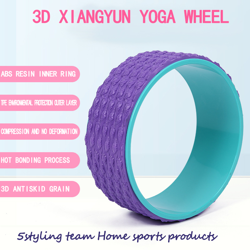 Rilascio muscolare di TPE Yoga dispositivo ausiliario di forma addominale dispositivo di piegatura posteriore artefatto di curvatura Yoga cerchio della ruota Dharma produttore di vendite dirette