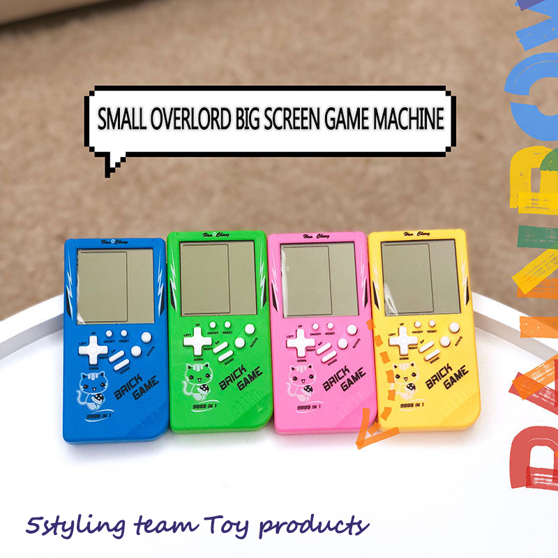Popular commercio estero handbhold grande schermo game macchina Tetris nostalgico classico puzzle arcade regalo creativo