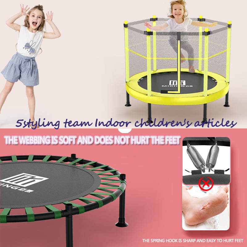 Trampolino dimagrante Trampolino trampolino per bambini trampolino per bambini con rete per bambini